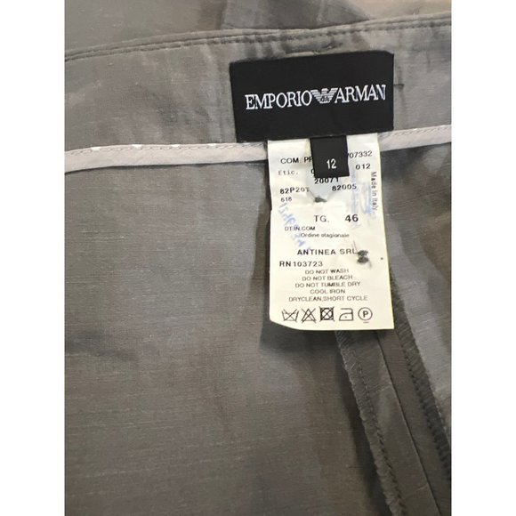 Empório Armani Vintage Grey Pants Made in Italy - Picture 7 of 9